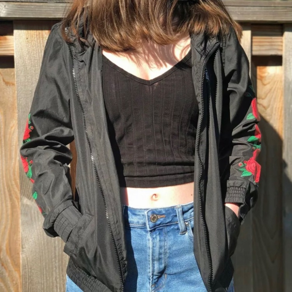 Zumiez Empyre Keana Rose WindBreaker Jacket